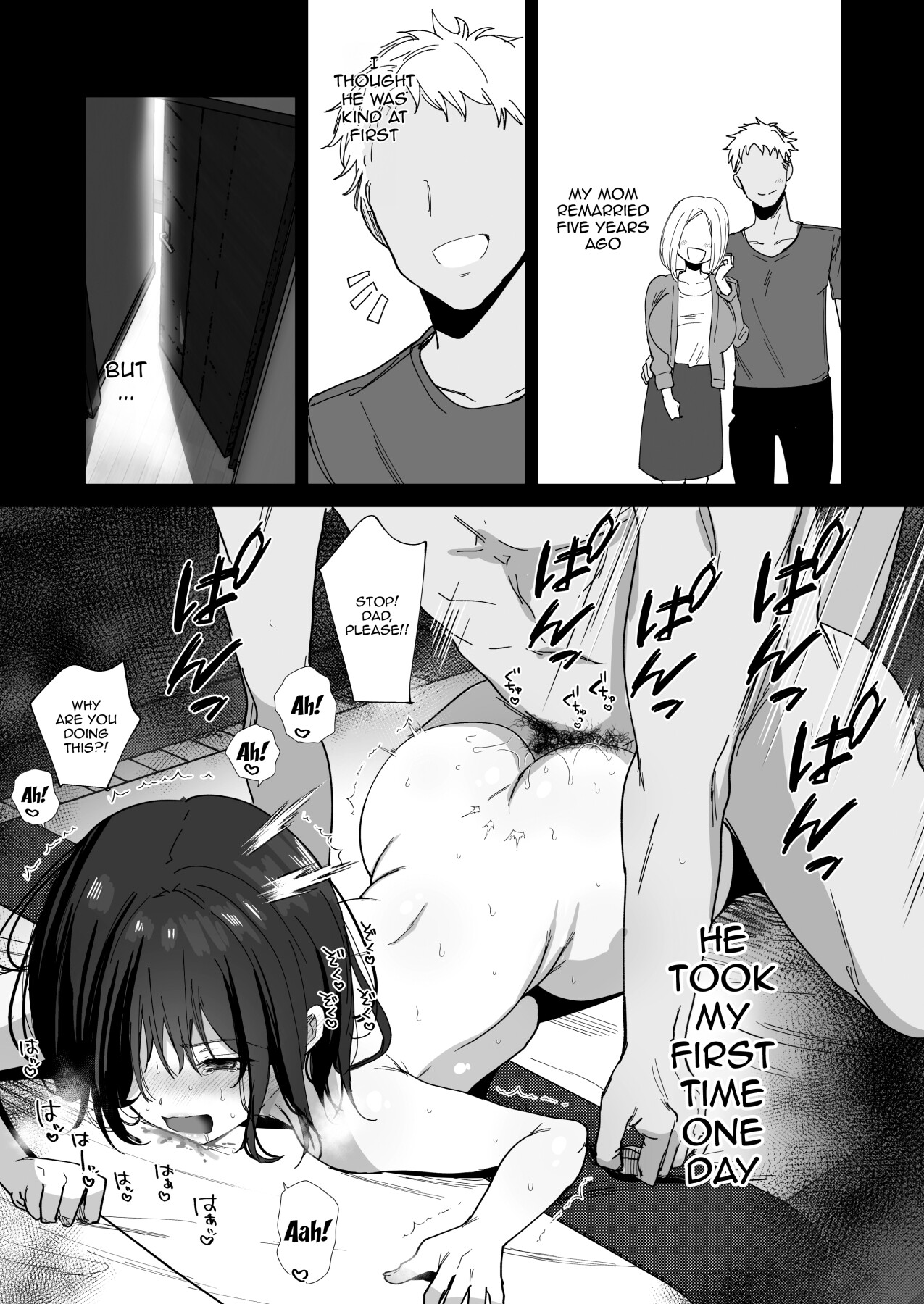 Hentai Manga Comic-My Girlfriend Was Being Raped By Her Dad Over and Over-Read-11